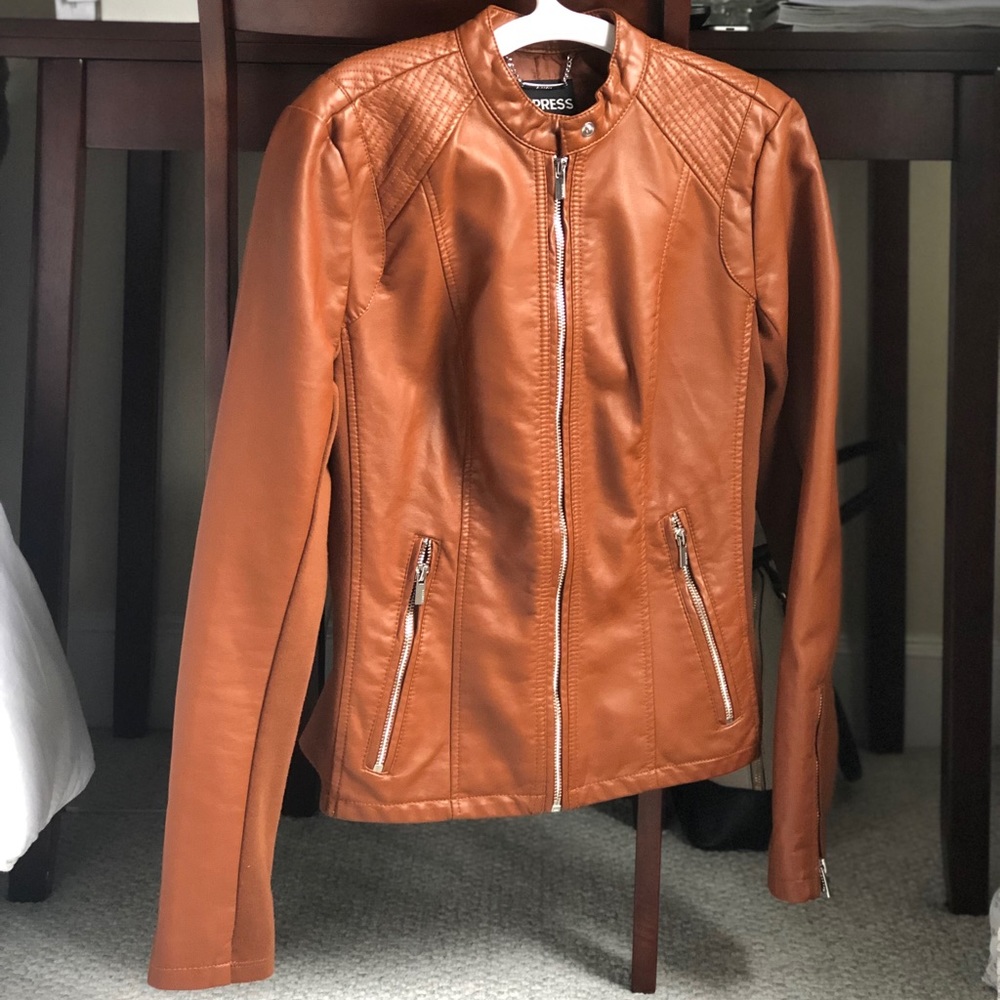 Express leather jacket